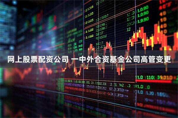 网上股票配资公司 一中外合资基金公司高管变更